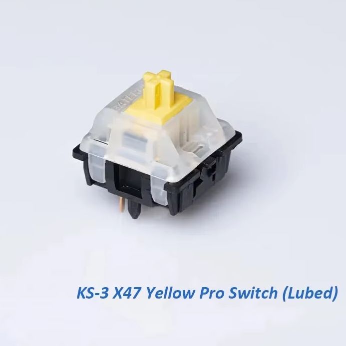 Pc Gaming Yellow - Gateron молочный верхний черный нижний желтый