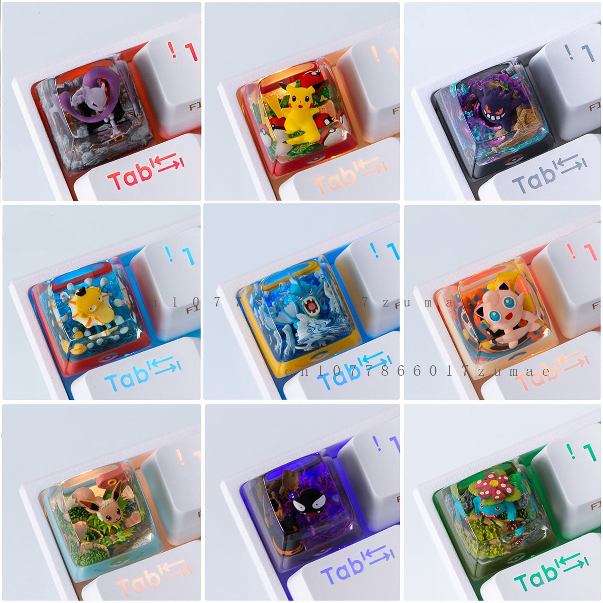 Custom Keycaps - Колпачки для клавиш в стиле аниме