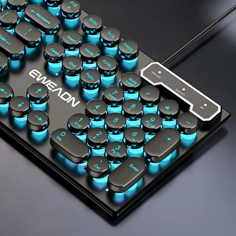 No Rgb Gaming Pc - Ретро-панк набор клавиатуры и мыши с