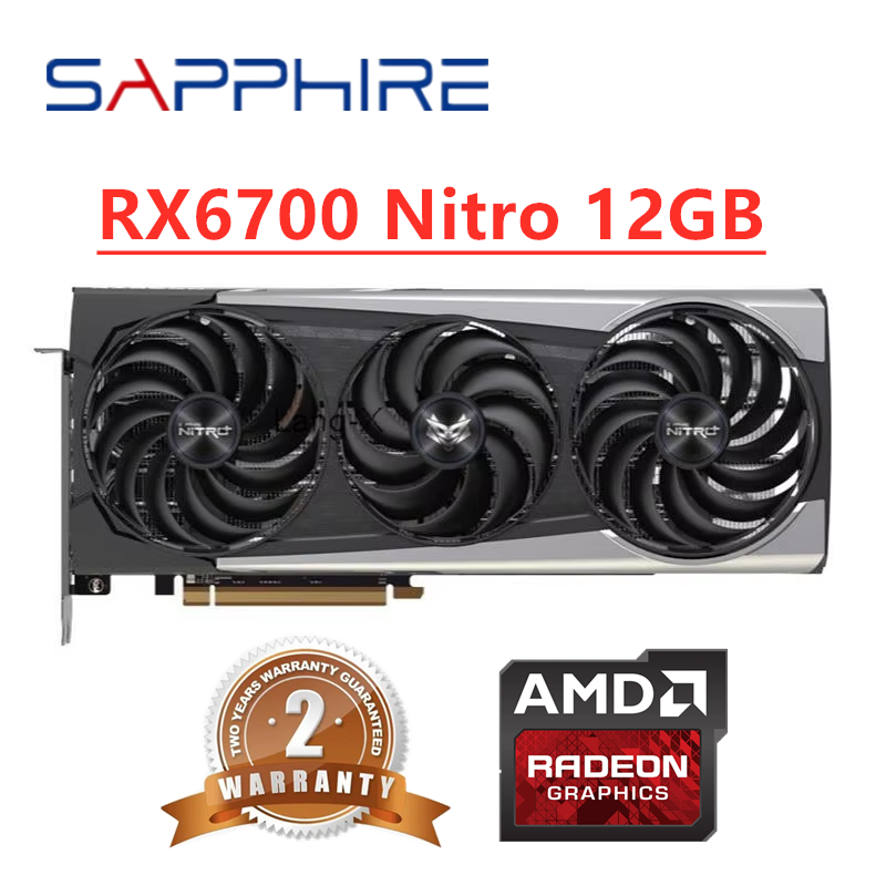 Pc Gaming Vr - Видеокарта GPU Sapphire RX 6700 XT