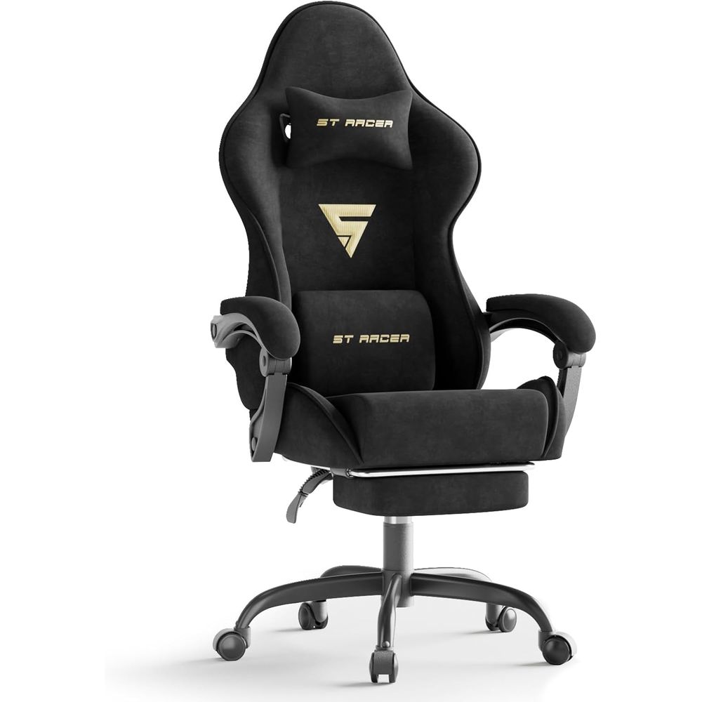 Pc Gaming Usa - Эргономичное игровое кресло из велюровой ткани