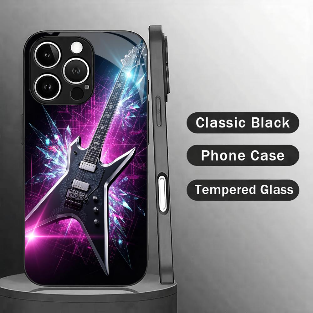 Pc Case Tempered Glass - Модный чехол для телефона с узором