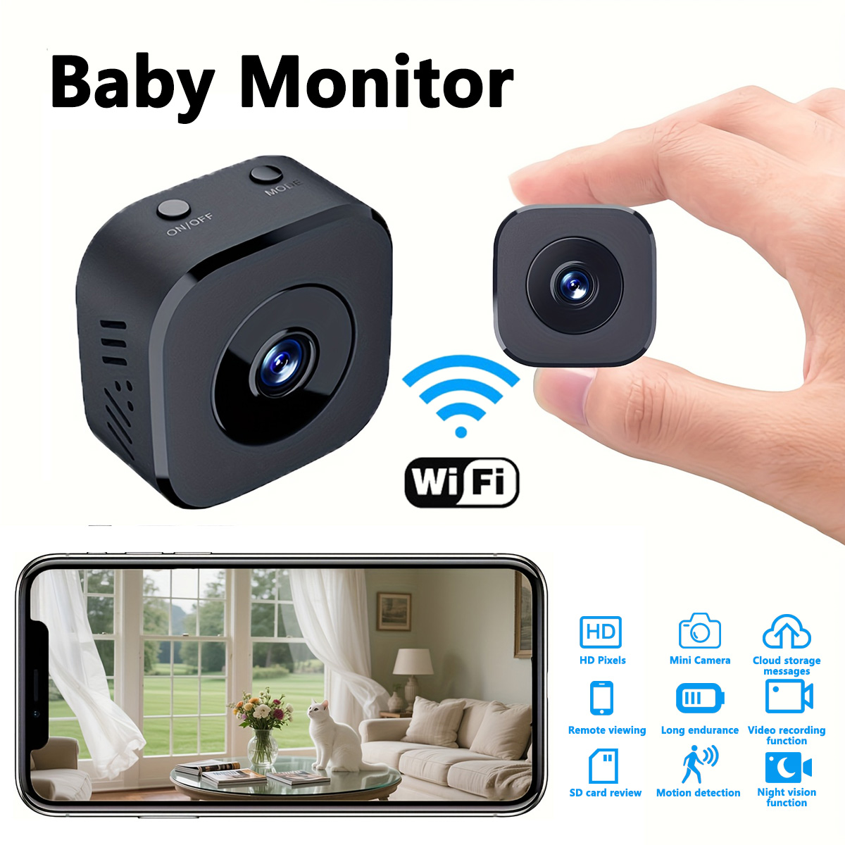 Sound Card Usb - 1080P HD Мини Wi-Fi камера Внутренняя