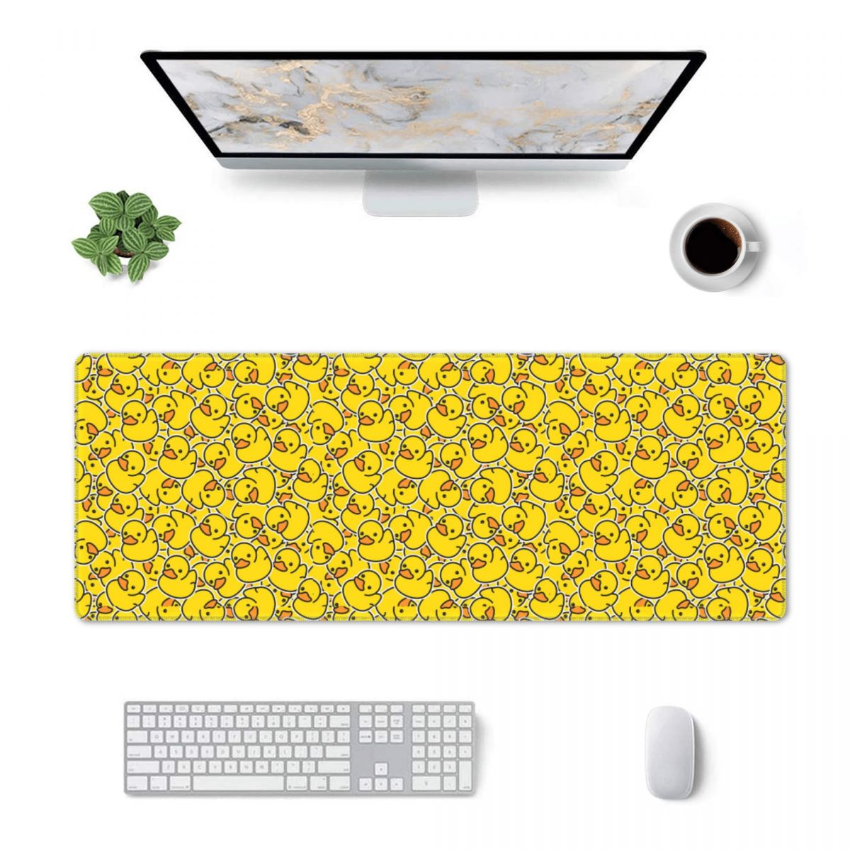 Pc Gaming Yellow - Большой коврик для мыши, желтый, с