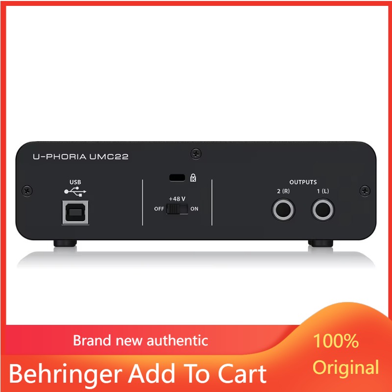 Звуковая карта Behringer UMC22 – обзор и цена Sound Card Usb