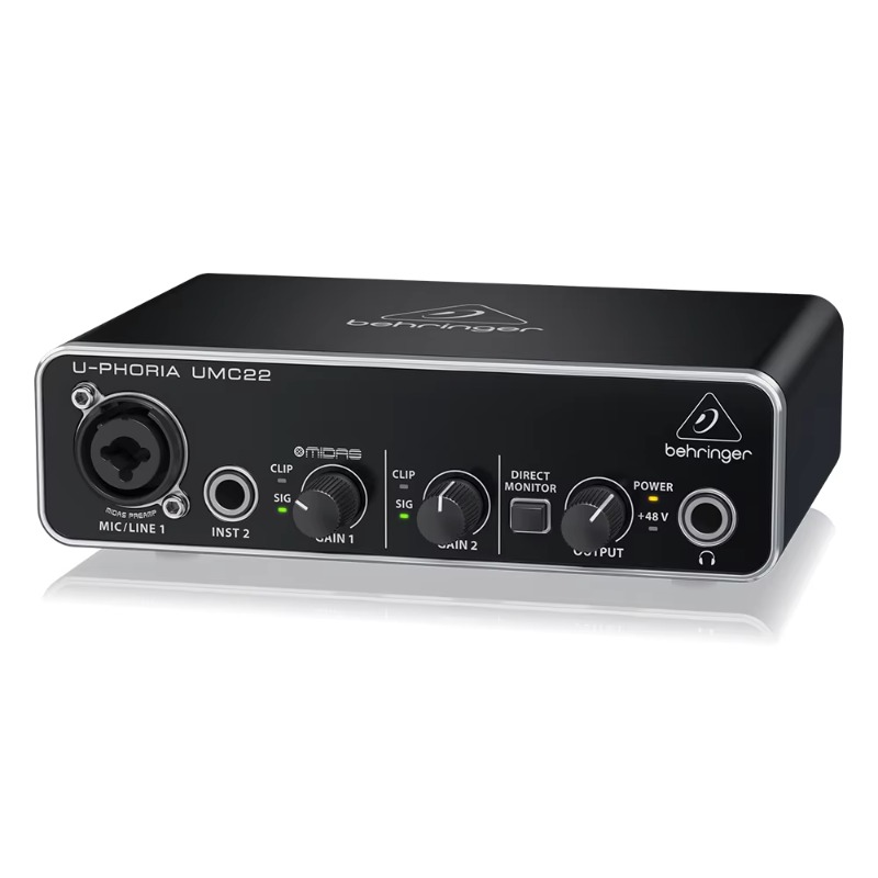Звуковая карта Behringer UMC22 – обзор и цена Sound Card Usb