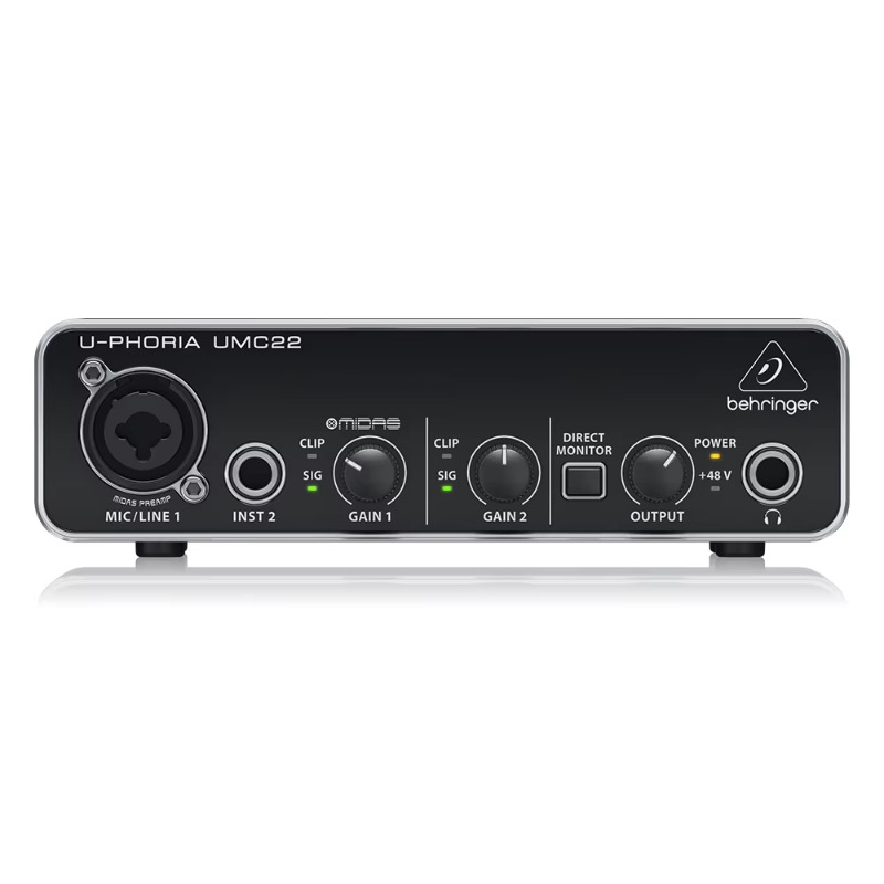 Звуковая карта Behringer UMC22 – обзор и цена Sound Card Usb