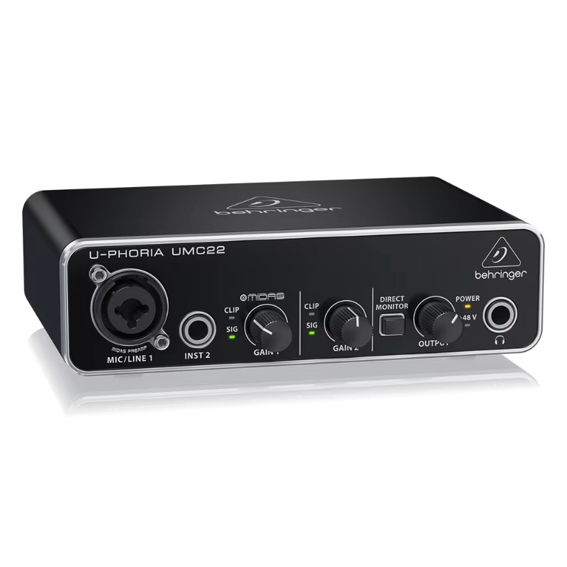 Звуковая карта Behringer UMC22 – обзор и цена Sound Card Usb