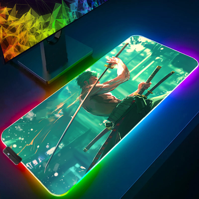 ONE PIECE Zoro коврик для мыши – обзор и цена No Rgb Gaming Pc