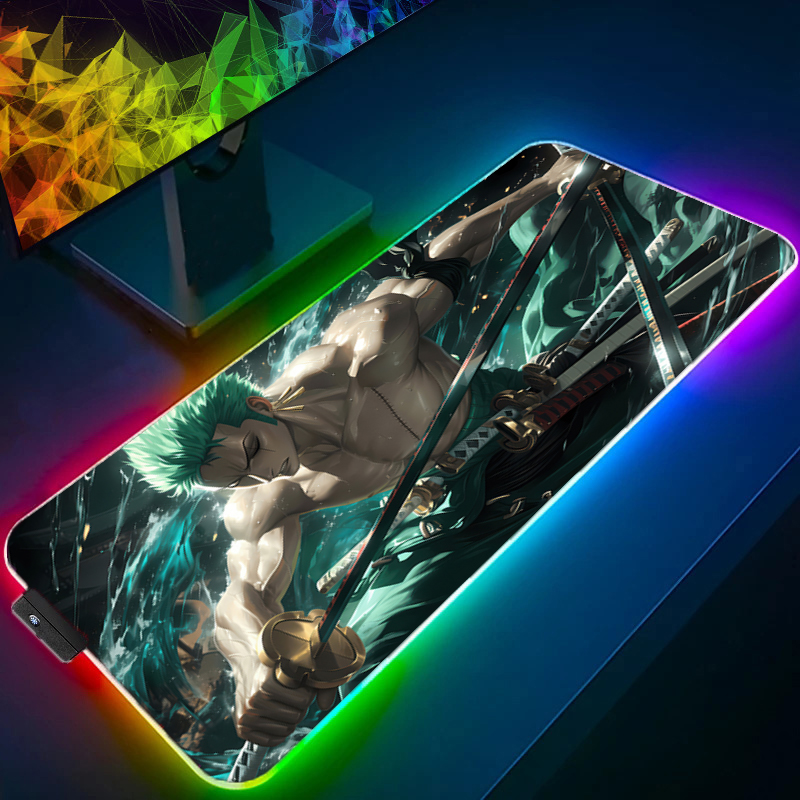 ONE PIECE Zoro коврик для мыши – обзор и цена No Rgb Gaming Pc