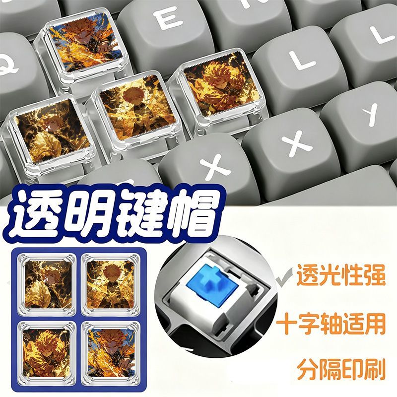 Клавишный кейкап Demon Slayer  – обзор и цена Custom Keycaps