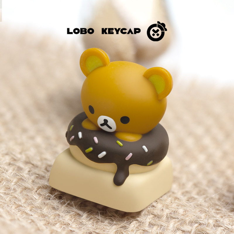Милый кейкап Rilakkuma из смол – обзор и цена Custom Keycaps