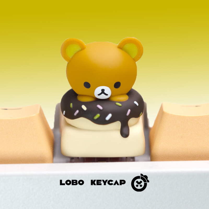 Милый кейкап Rilakkuma из смол – обзор и цена Custom Keycaps