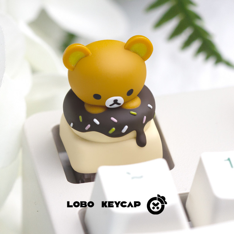Милый кейкап Rilakkuma из смол – обзор и цена Custom Keycaps
