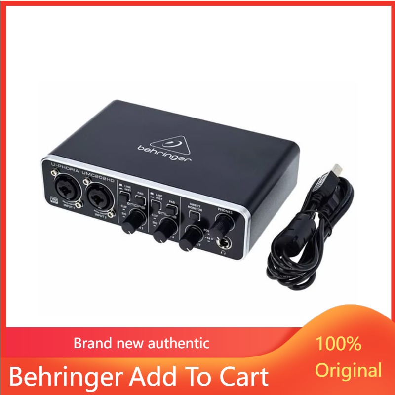 2026 Behringer U-Phoria UMC202 – обзор и цена Sound Card Usb